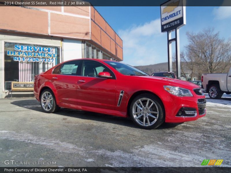 Red Hot 2 / Jet Black 2014 Chevrolet SS Sedan