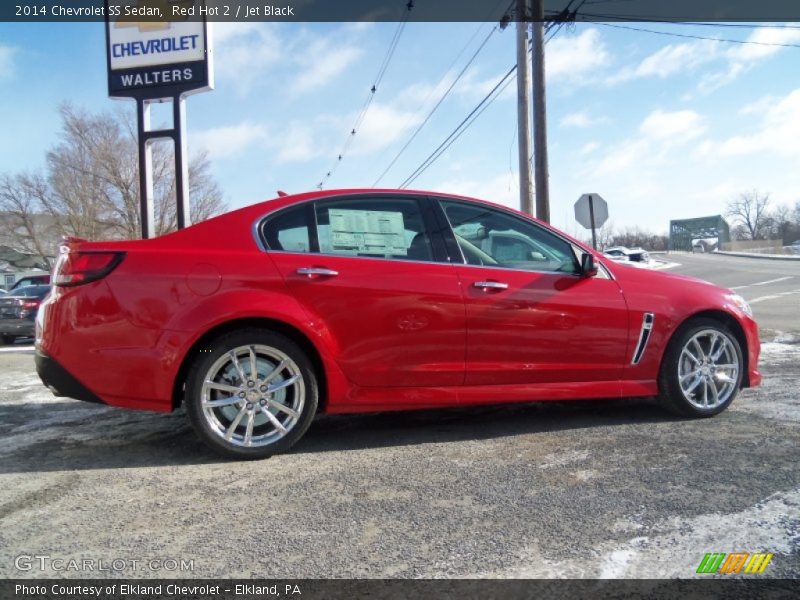 Red Hot 2 / Jet Black 2014 Chevrolet SS Sedan