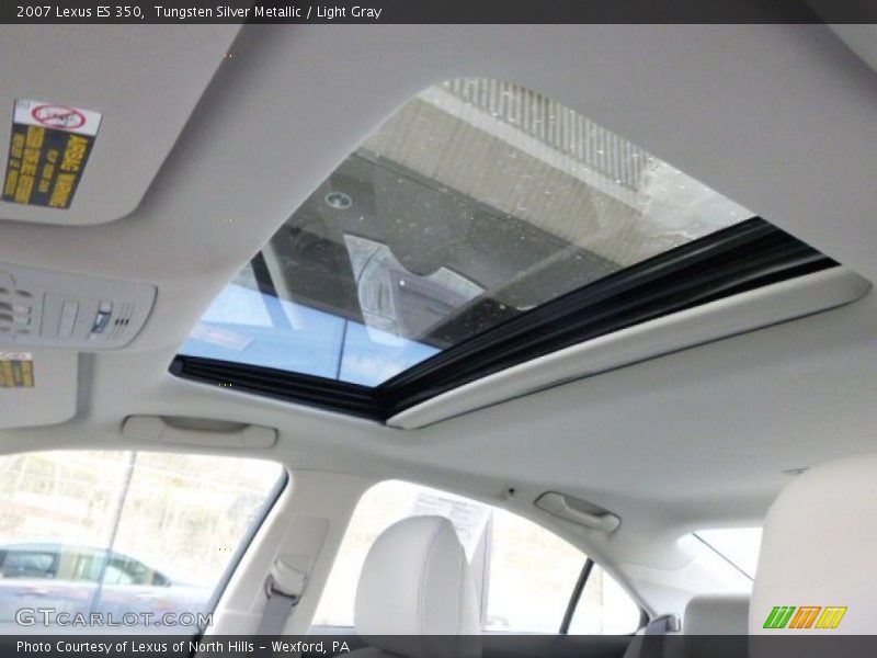 Tungsten Silver Metallic / Light Gray 2007 Lexus ES 350