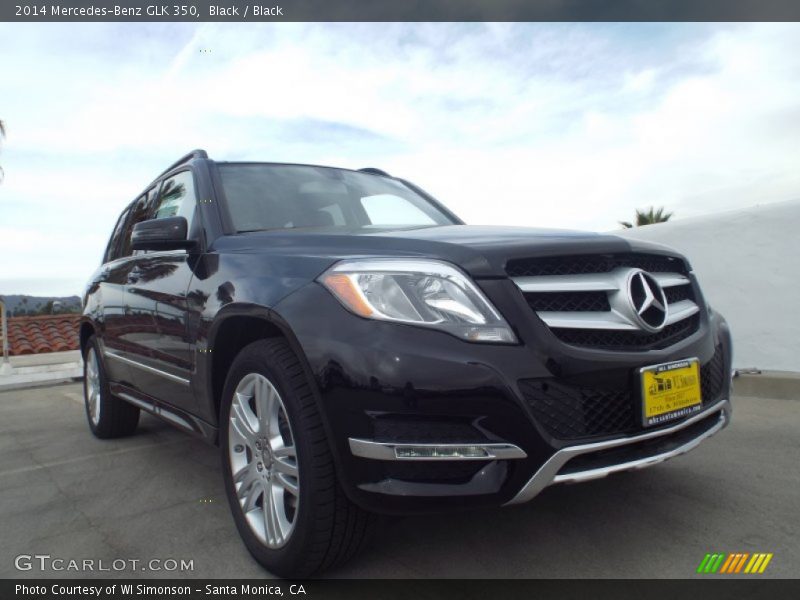 Black / Black 2014 Mercedes-Benz GLK 350