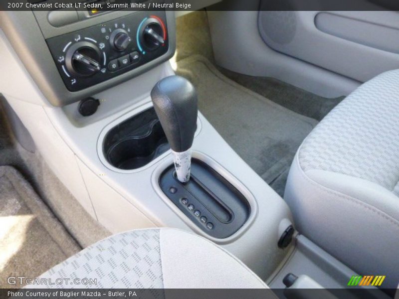 Summit White / Neutral Beige 2007 Chevrolet Cobalt LT Sedan