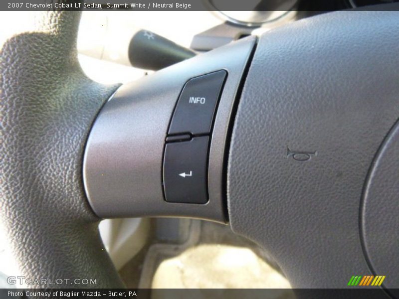 Summit White / Neutral Beige 2007 Chevrolet Cobalt LT Sedan