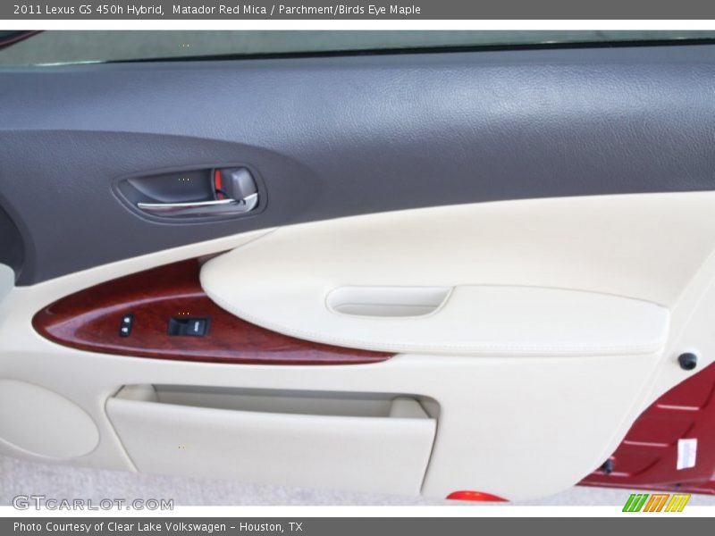 Matador Red Mica / Parchment/Birds Eye Maple 2011 Lexus GS 450h Hybrid