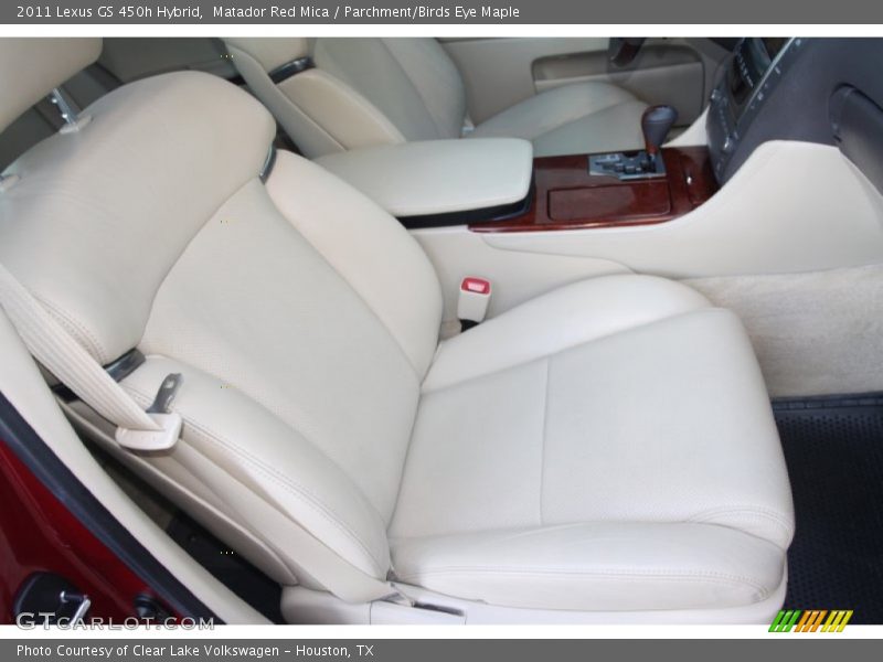 Matador Red Mica / Parchment/Birds Eye Maple 2011 Lexus GS 450h Hybrid