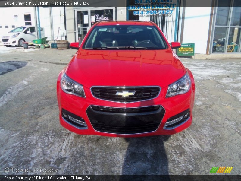 Red Hot 2 / Jet Black 2014 Chevrolet SS Sedan