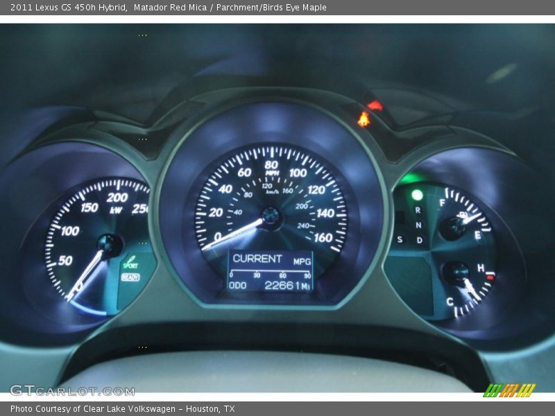  2011 GS 450h Hybrid 450h Hybrid Gauges