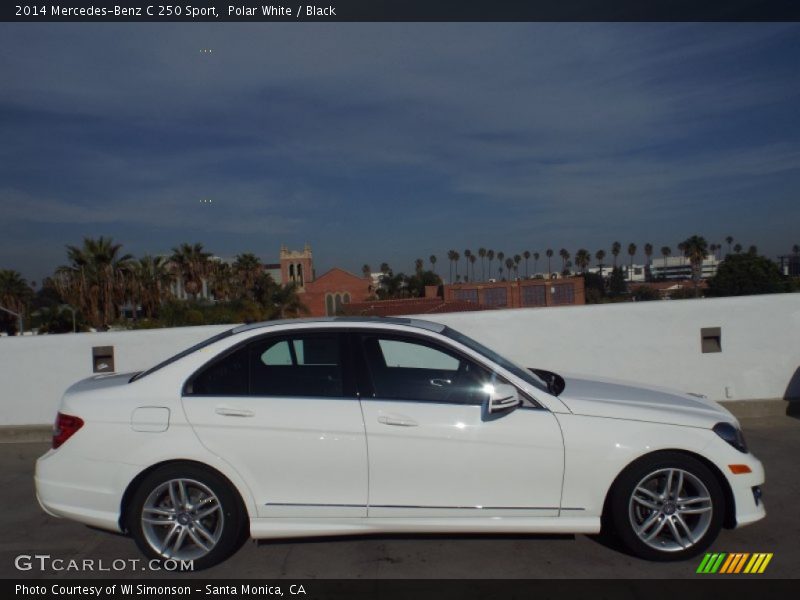Polar White / Black 2014 Mercedes-Benz C 250 Sport
