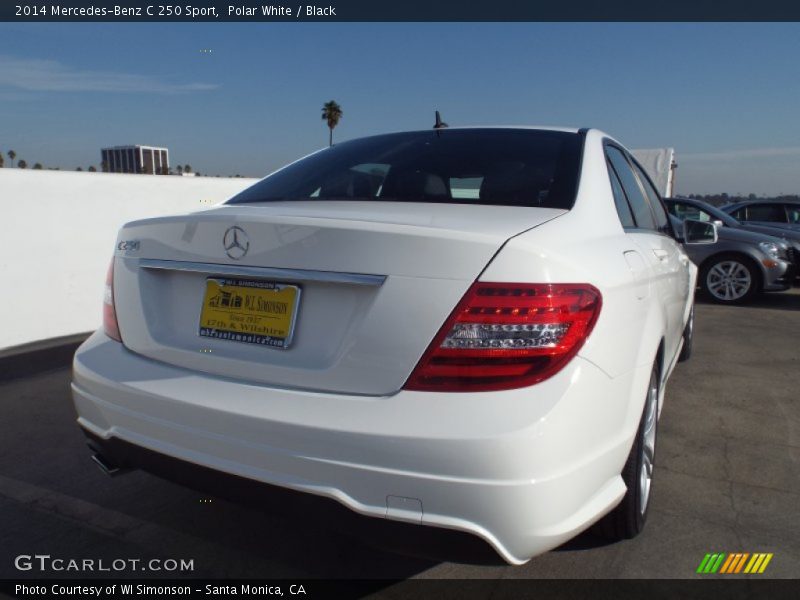 Polar White / Black 2014 Mercedes-Benz C 250 Sport