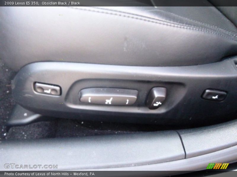 Obsidian Black / Black 2009 Lexus ES 350