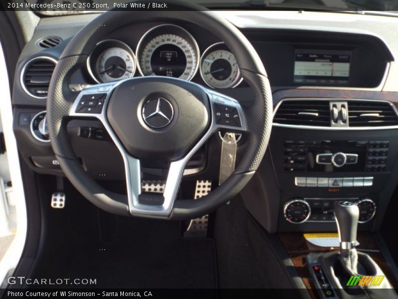 Polar White / Black 2014 Mercedes-Benz C 250 Sport