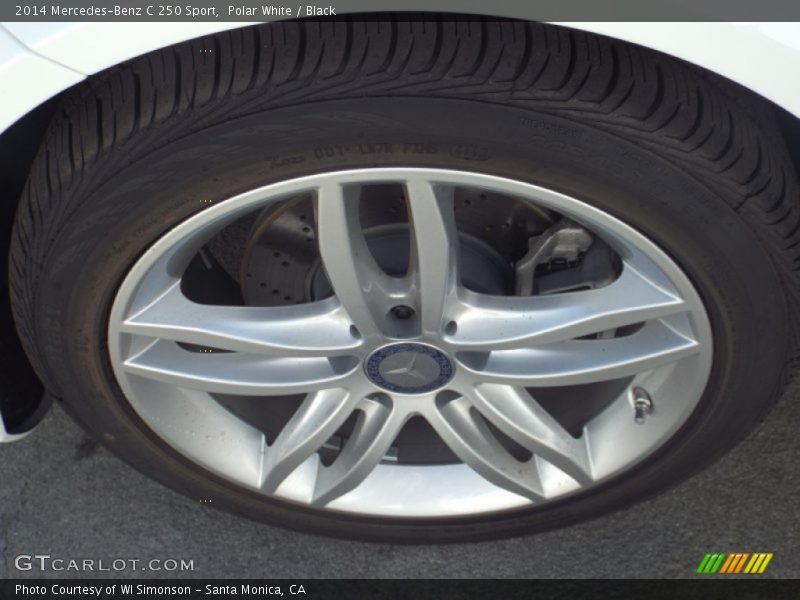 Polar White / Black 2014 Mercedes-Benz C 250 Sport