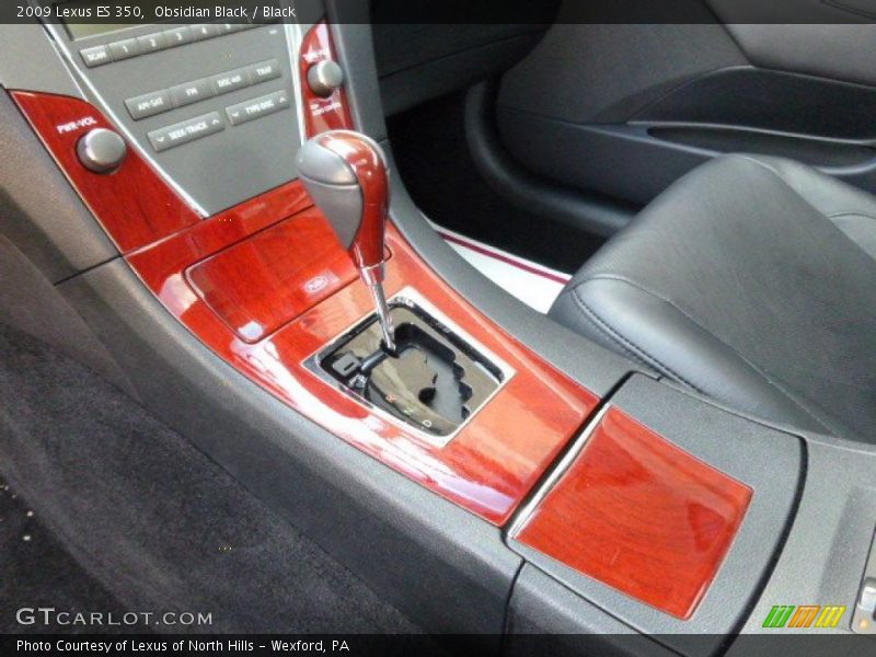 Obsidian Black / Black 2009 Lexus ES 350