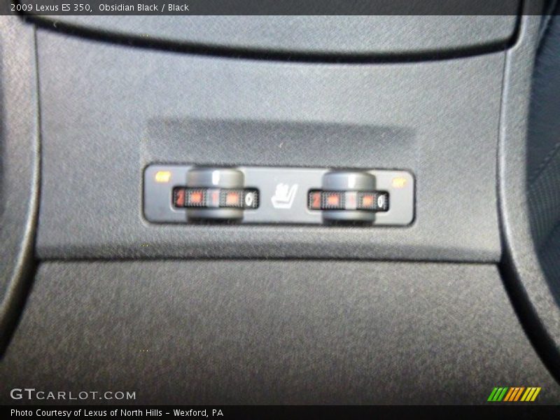 Obsidian Black / Black 2009 Lexus ES 350