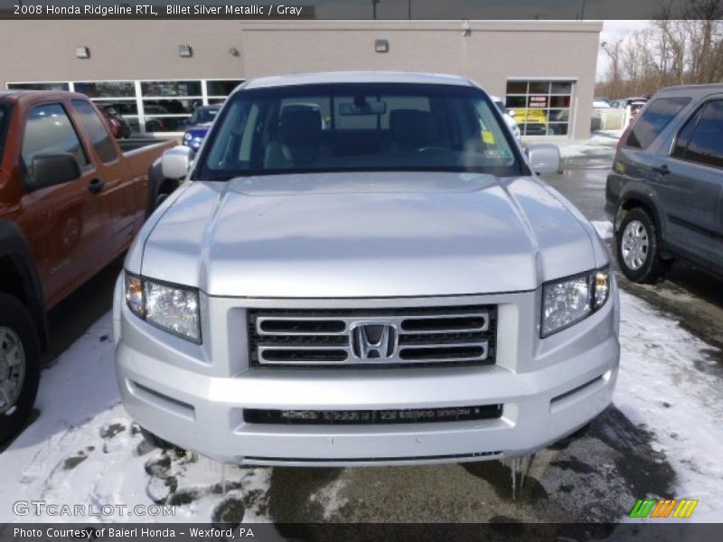Billet Silver Metallic / Gray 2008 Honda Ridgeline RTL