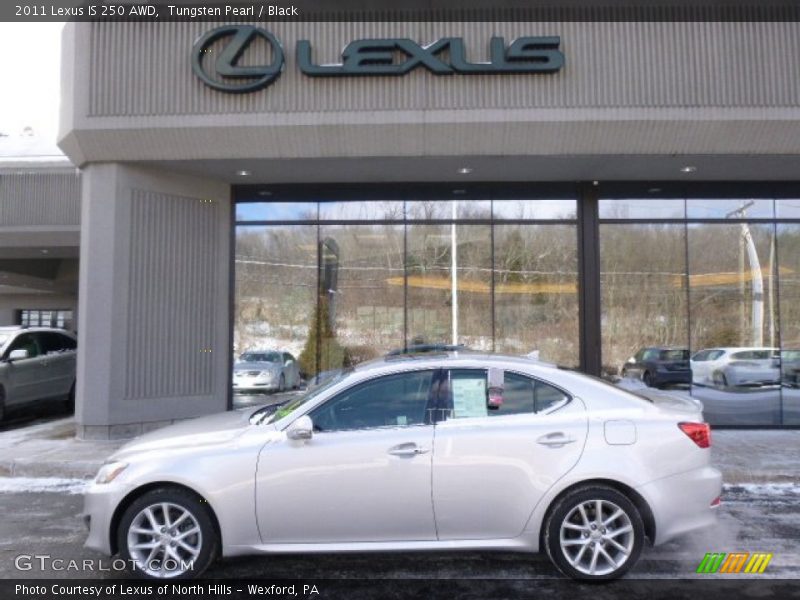 Tungsten Pearl / Black 2011 Lexus IS 250 AWD