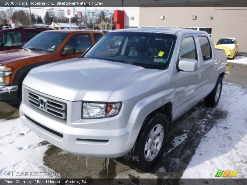 Billet Silver Metallic / Gray 2008 Honda Ridgeline RTL