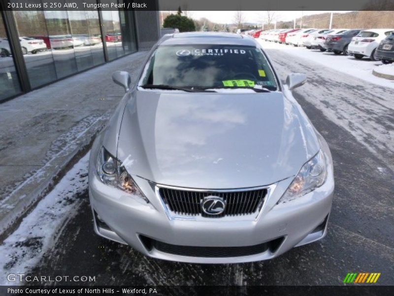 Tungsten Pearl / Black 2011 Lexus IS 250 AWD