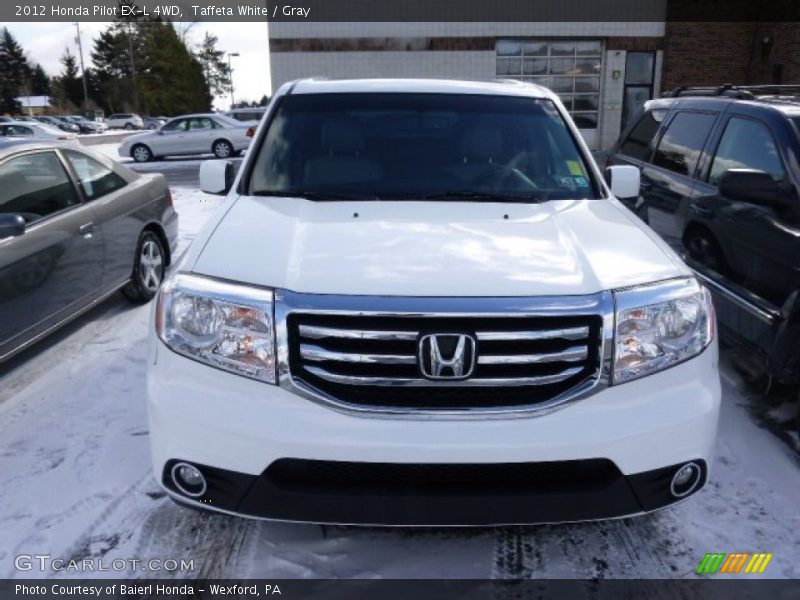 Taffeta White / Gray 2012 Honda Pilot EX-L 4WD