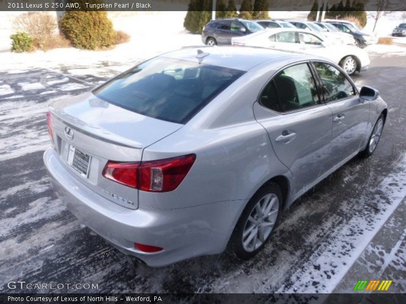 Tungsten Pearl / Black 2011 Lexus IS 250 AWD