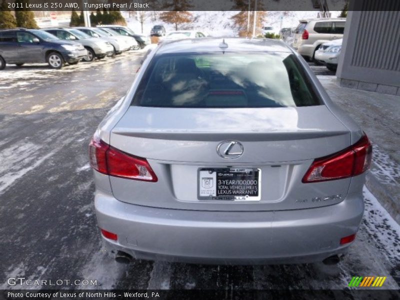 Tungsten Pearl / Black 2011 Lexus IS 250 AWD