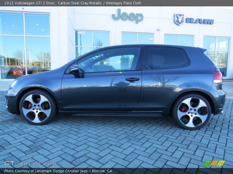 Carbon Steel Gray Metallic / Interlagos Plaid Cloth 2012 Volkswagen GTI 2 Door