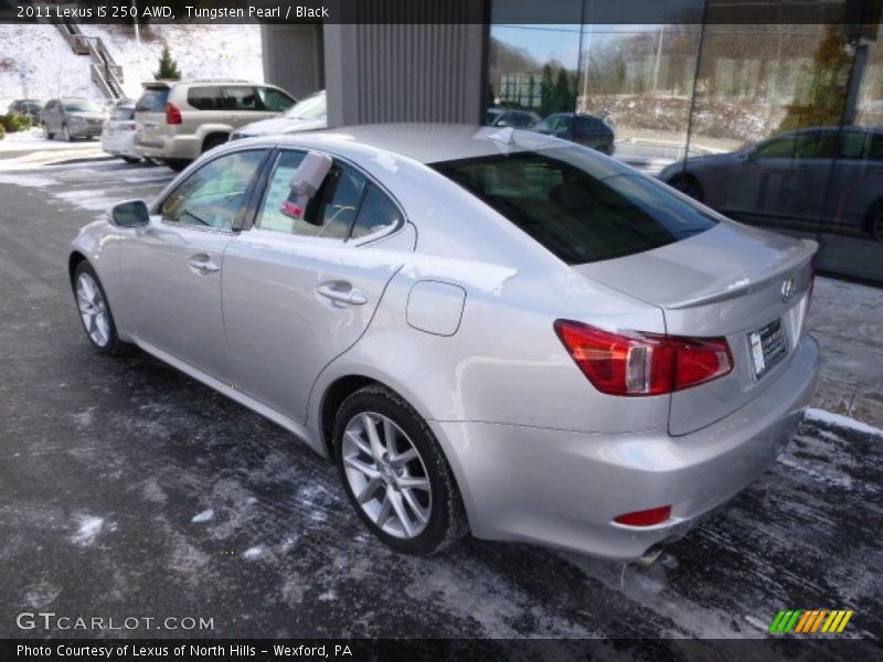 Tungsten Pearl / Black 2011 Lexus IS 250 AWD