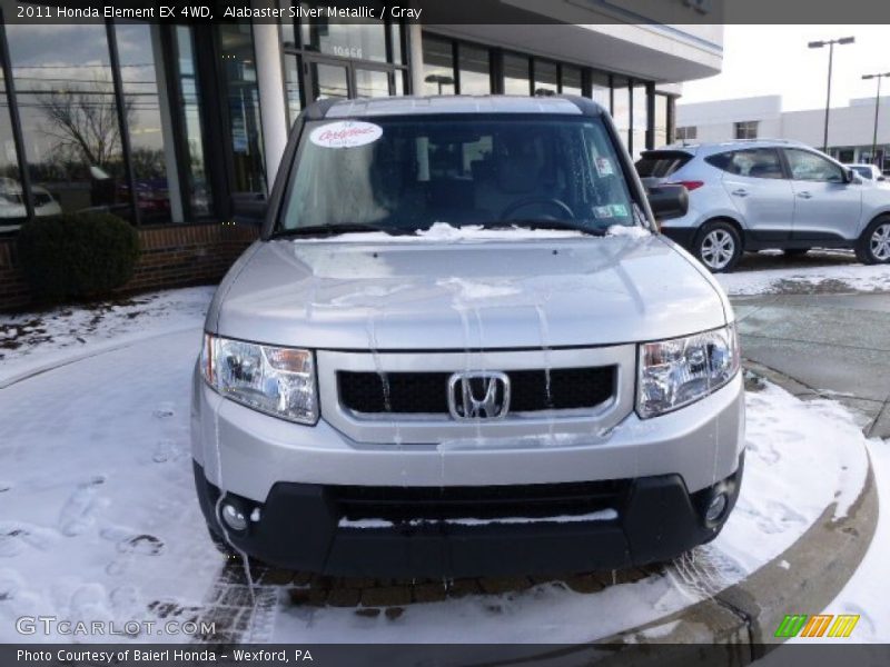 Alabaster Silver Metallic / Gray 2011 Honda Element EX 4WD