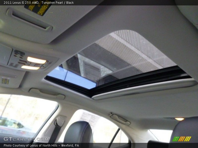 Tungsten Pearl / Black 2011 Lexus IS 250 AWD