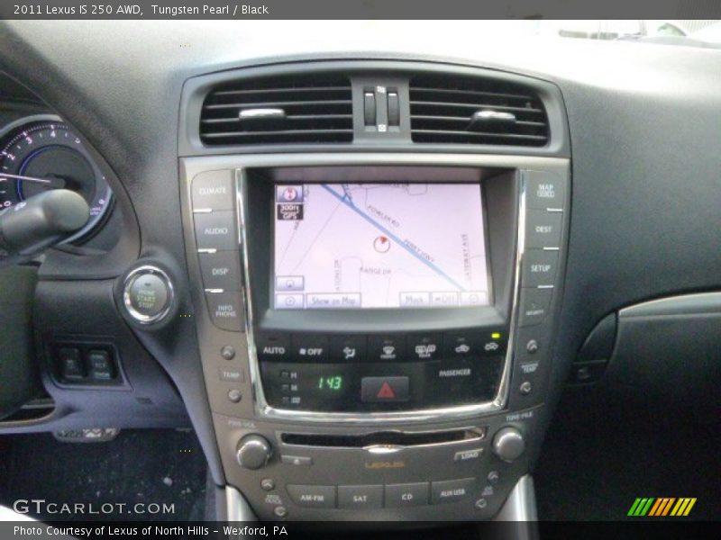 Tungsten Pearl / Black 2011 Lexus IS 250 AWD
