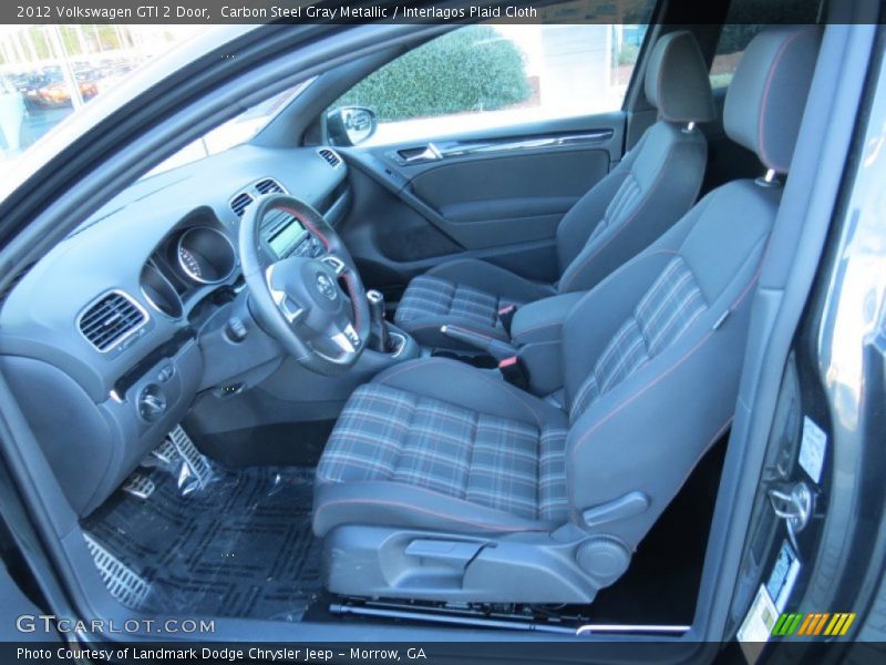 Carbon Steel Gray Metallic / Interlagos Plaid Cloth 2012 Volkswagen GTI 2 Door