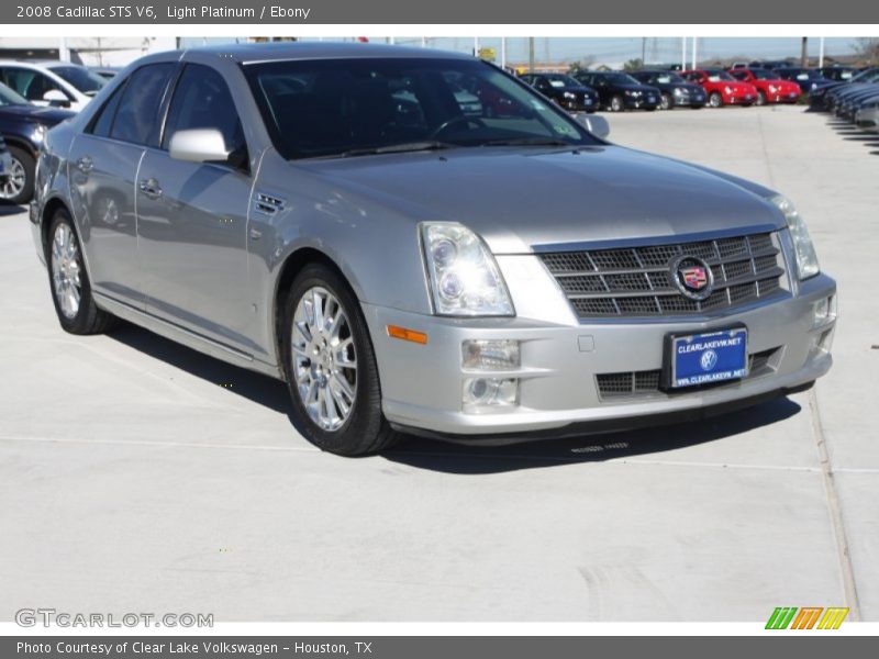 Light Platinum / Ebony 2008 Cadillac STS V6