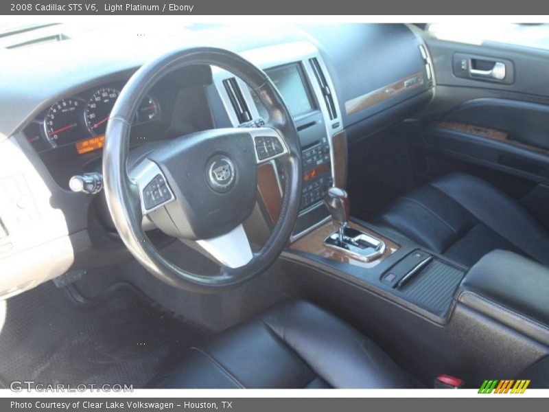 Light Platinum / Ebony 2008 Cadillac STS V6