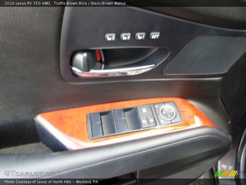 Truffle Brown Mica / Black/Brown Walnut 2010 Lexus RX 350 AWD