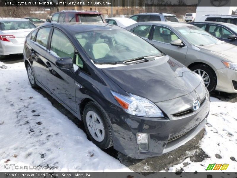Winter Gray Metallic / Dark Gray 2011 Toyota Prius Hybrid II