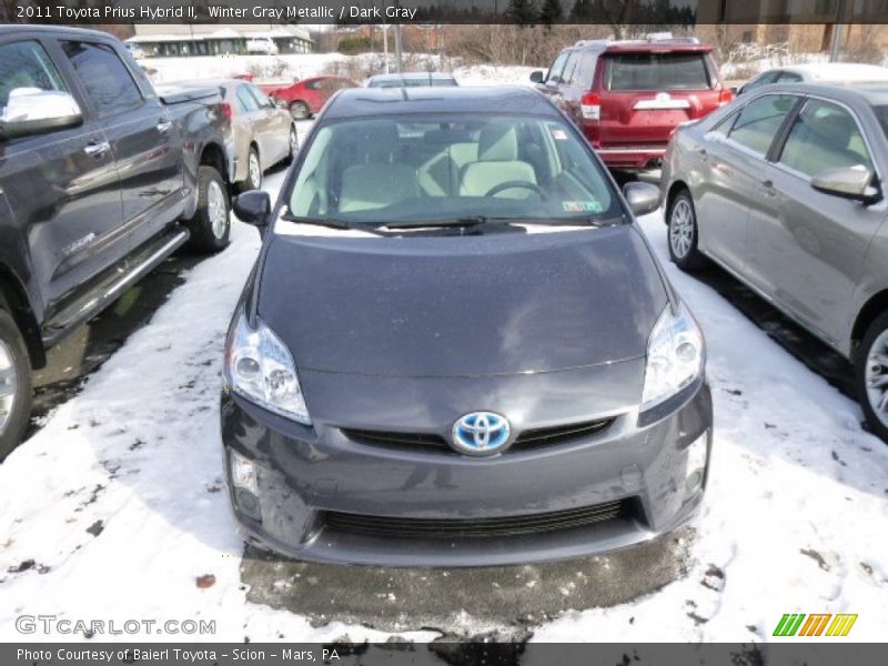 Winter Gray Metallic / Dark Gray 2011 Toyota Prius Hybrid II