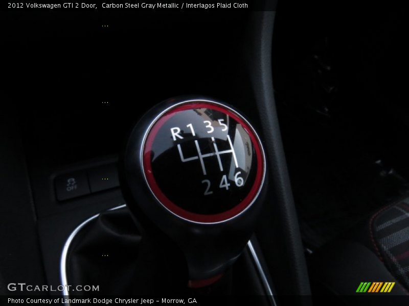 Carbon Steel Gray Metallic / Interlagos Plaid Cloth 2012 Volkswagen GTI 2 Door