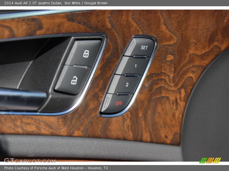 Ibis White / Nougat Brown 2014 Audi A6 2.0T quattro Sedan
