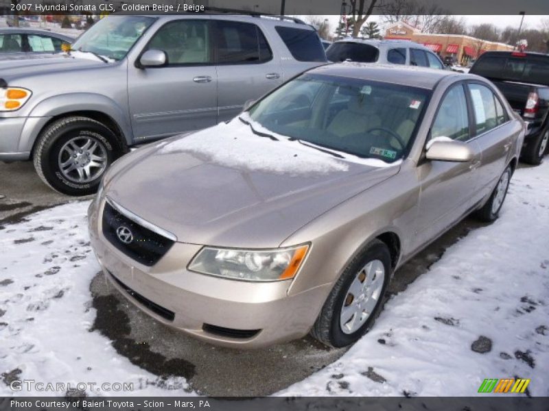Golden Beige / Beige 2007 Hyundai Sonata GLS