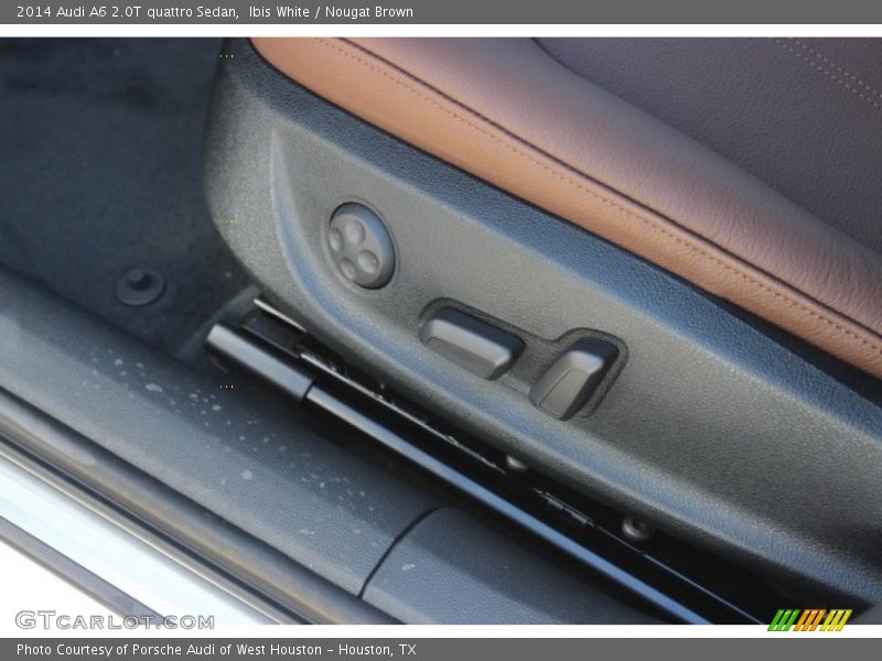 Ibis White / Nougat Brown 2014 Audi A6 2.0T quattro Sedan