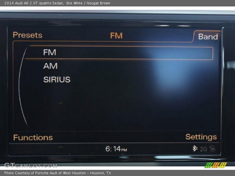 Ibis White / Nougat Brown 2014 Audi A6 2.0T quattro Sedan