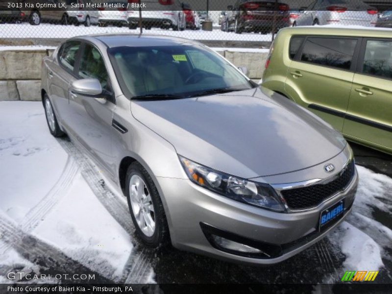 Satin Metal Metallic / Black 2013 Kia Optima LX