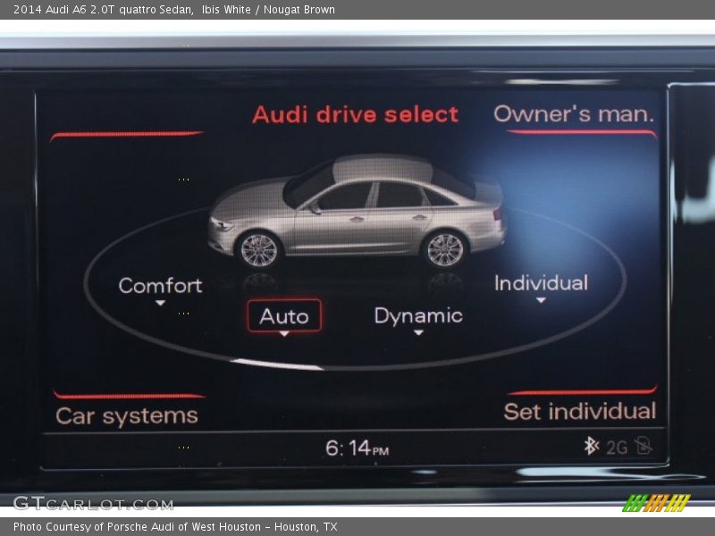 Ibis White / Nougat Brown 2014 Audi A6 2.0T quattro Sedan