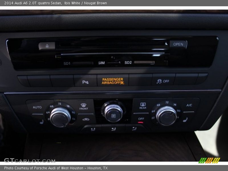 Ibis White / Nougat Brown 2014 Audi A6 2.0T quattro Sedan