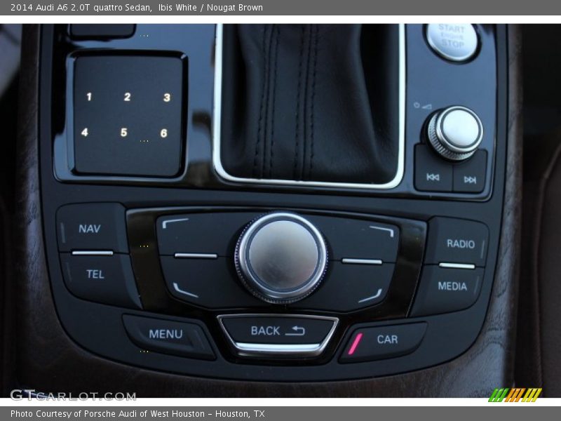 Ibis White / Nougat Brown 2014 Audi A6 2.0T quattro Sedan