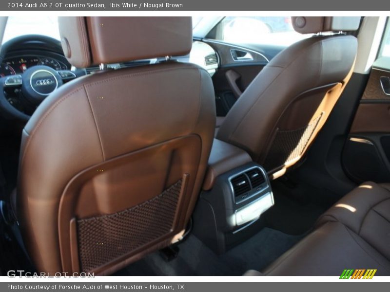 Ibis White / Nougat Brown 2014 Audi A6 2.0T quattro Sedan