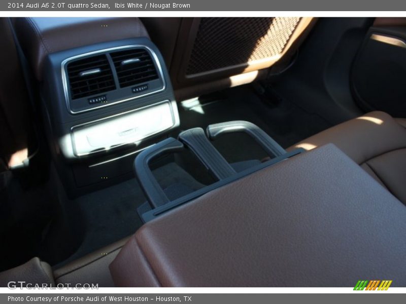 Ibis White / Nougat Brown 2014 Audi A6 2.0T quattro Sedan