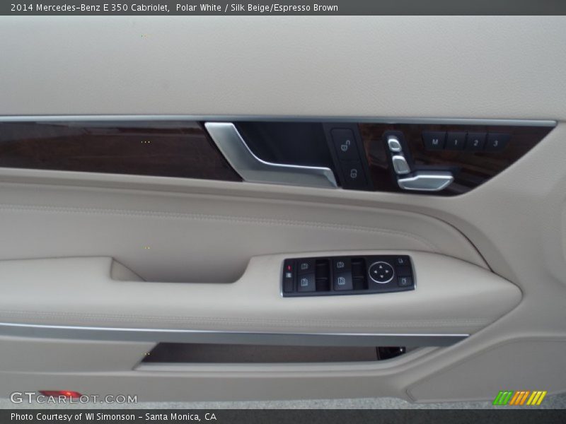 Polar White / Silk Beige/Espresso Brown 2014 Mercedes-Benz E 350 Cabriolet