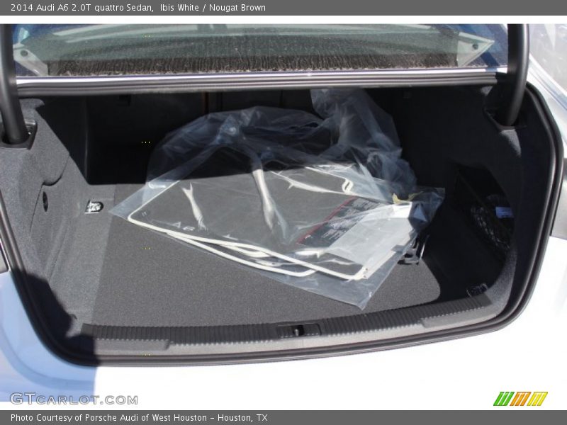 Ibis White / Nougat Brown 2014 Audi A6 2.0T quattro Sedan