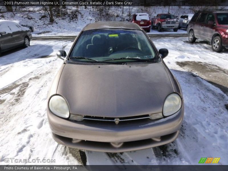 Cinnamon Glaze Metallic / Dark Slate Gray 2001 Plymouth Neon Highline LX