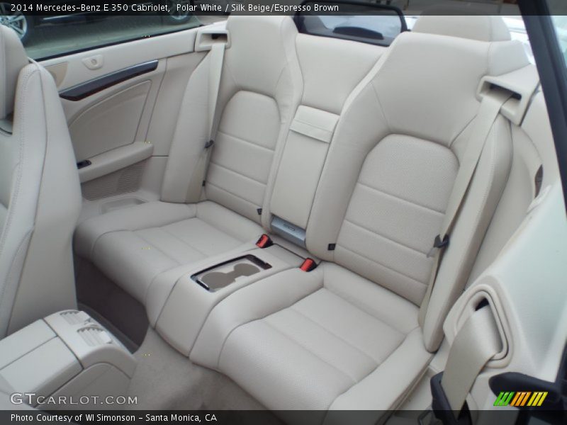 Polar White / Silk Beige/Espresso Brown 2014 Mercedes-Benz E 350 Cabriolet